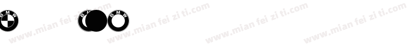BMW Motorrad W04字体转换